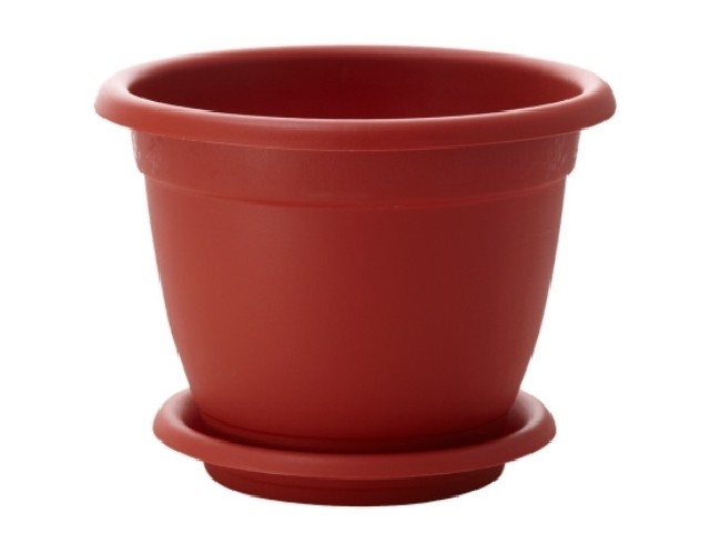 Горшок для цветов Борнео д 140 мм с подставкой №1 42014